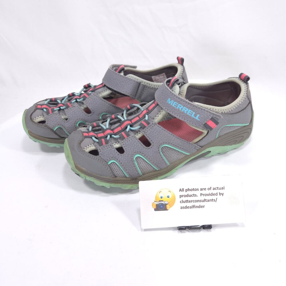Merrell Hydro H2O Hiker Outdoor Hiking Youth Sandal Girls Size 4 MY57961 Gray